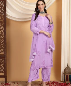 Kinza ChikanKari 3pc Set