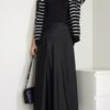 silk satin skirt