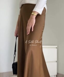 Alternative view of Silk Satin Skirt