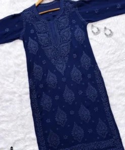 Alternative view of Asfa Embroidered Kurti