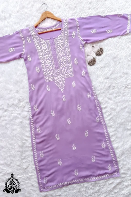 Long Knitwear Straight Kurta - Image 7