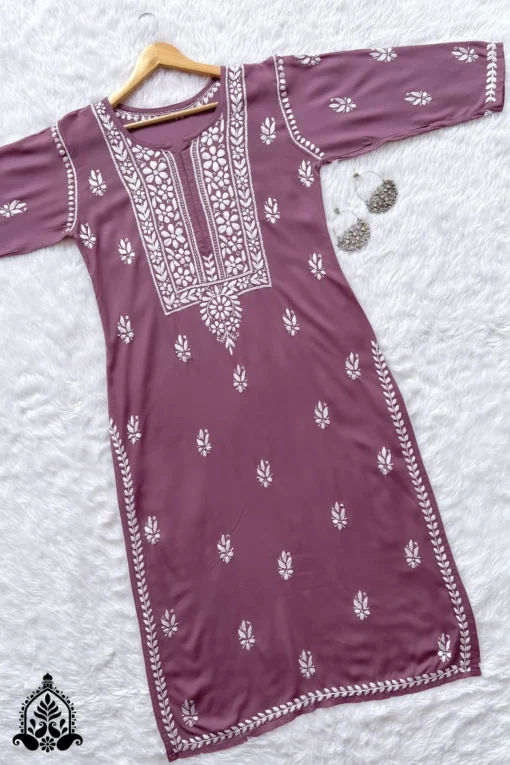 Long Knitwear Straight Kurta - Image 6