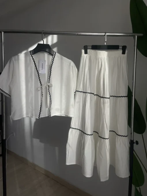Nora Wavy Skirt And Top - Image 3
