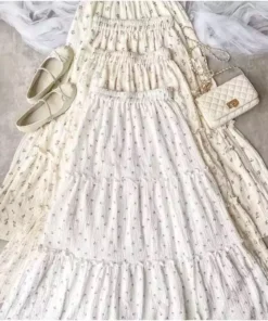 Floral Printed Maxi Skirt