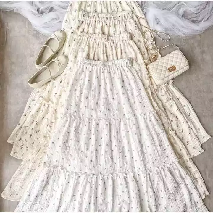 Floral Printed Maxi Skirt