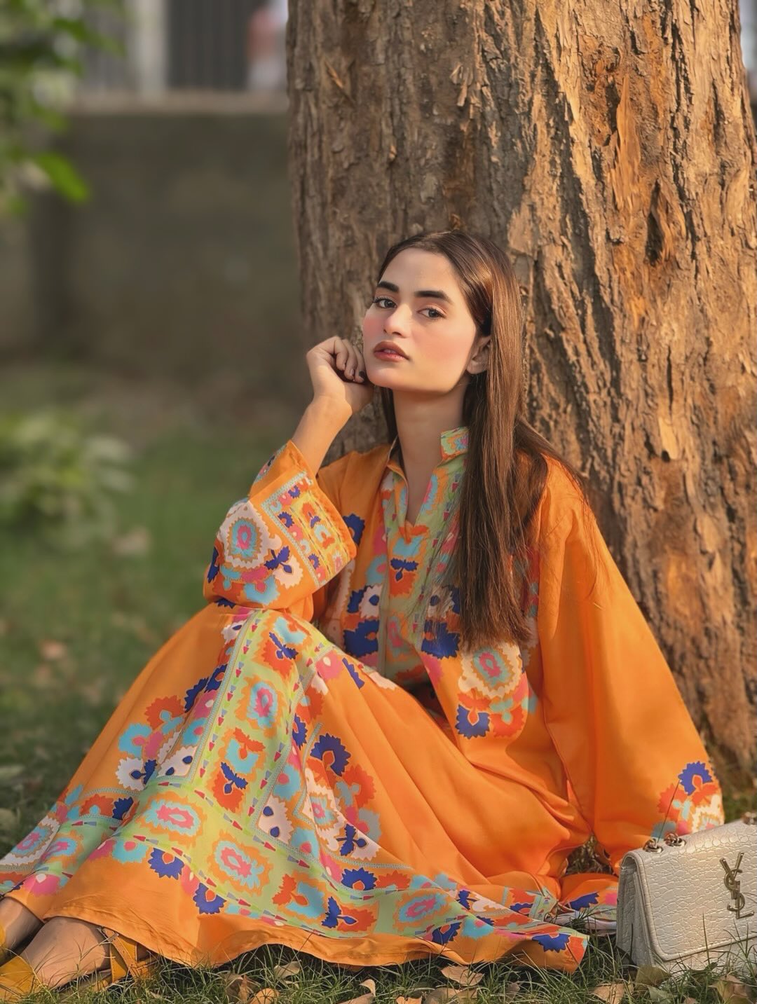 Ranglaari Printed Kaftaan D6 - Image 4