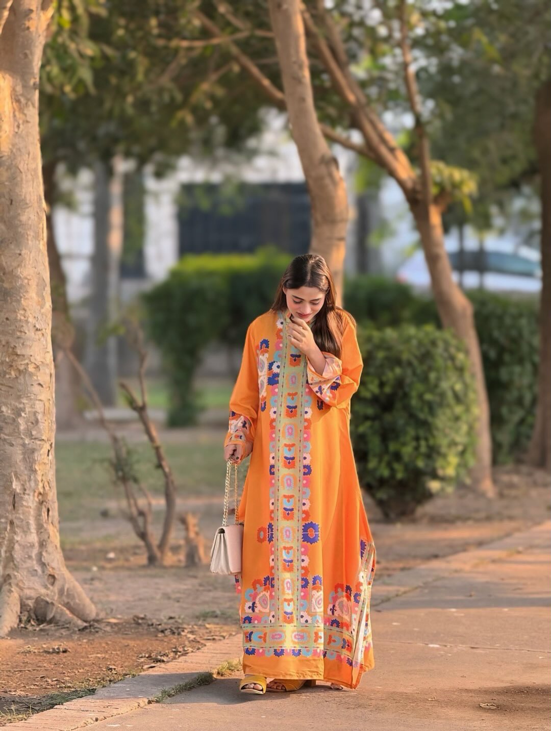 Ranglaari Printed Kaftaan D6 - Image 2