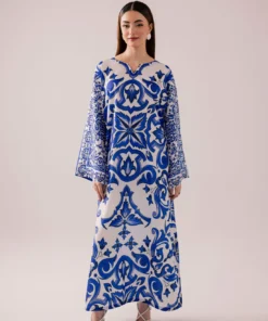 Ranglaari Printed Kaftaan D2
