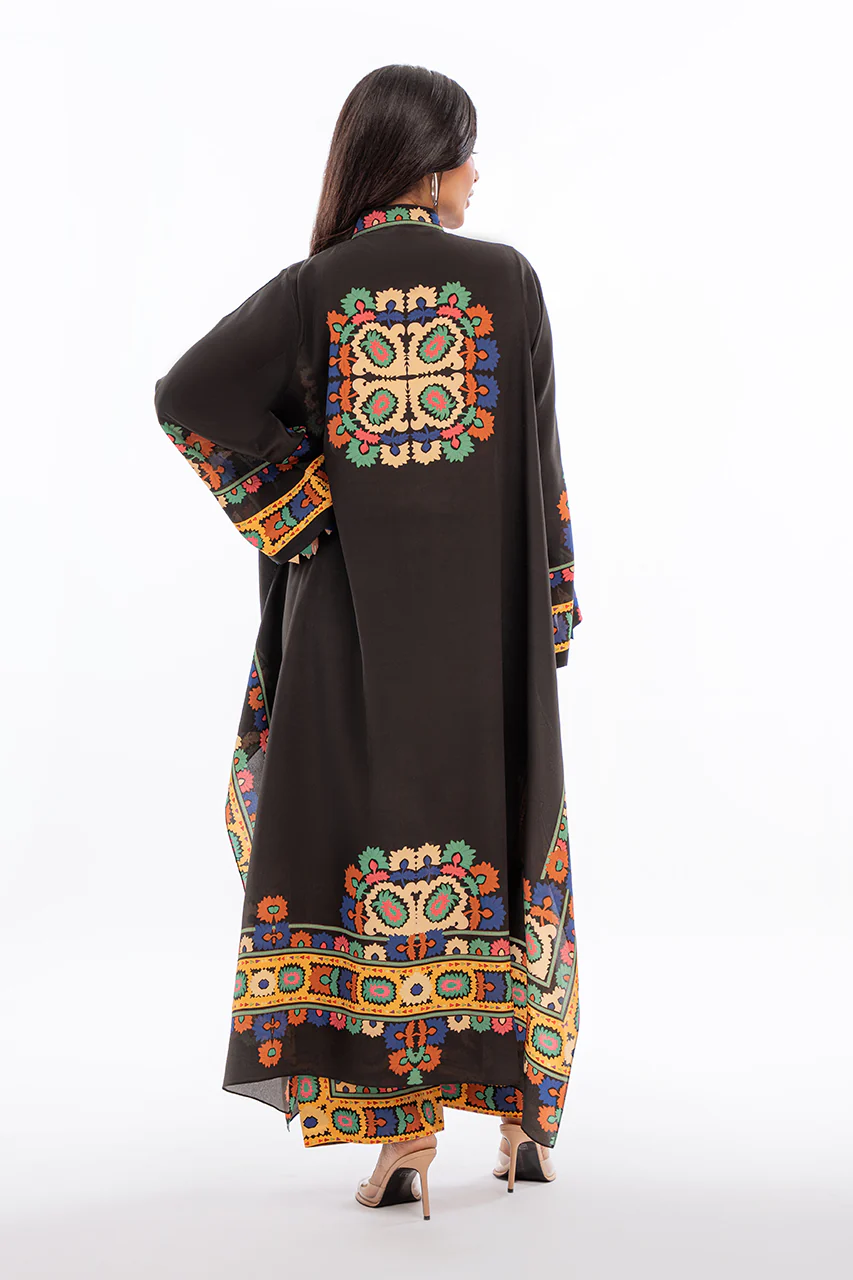 Ranglaari Printed Kaftan D1 - Image 2